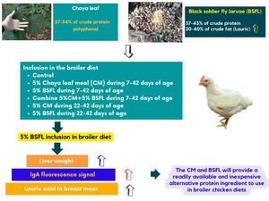 Figure from article: Effects of including chaya...